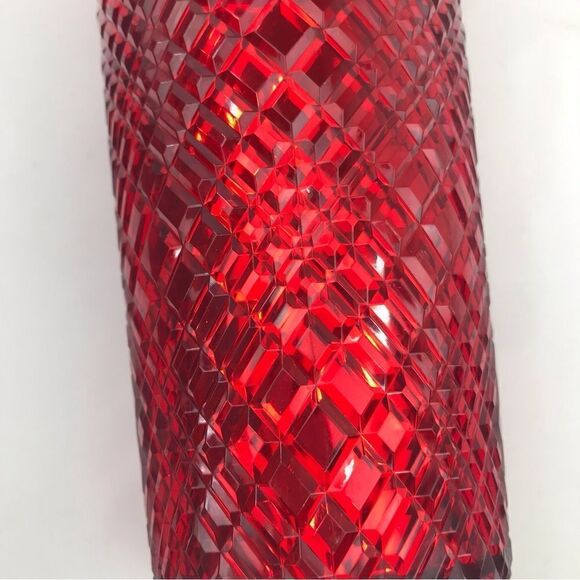 Starbucks Dining Holiday 2021 Jeweled Red 24 0z. Venti Cold Cup Tumbler - Picture 5 of 11